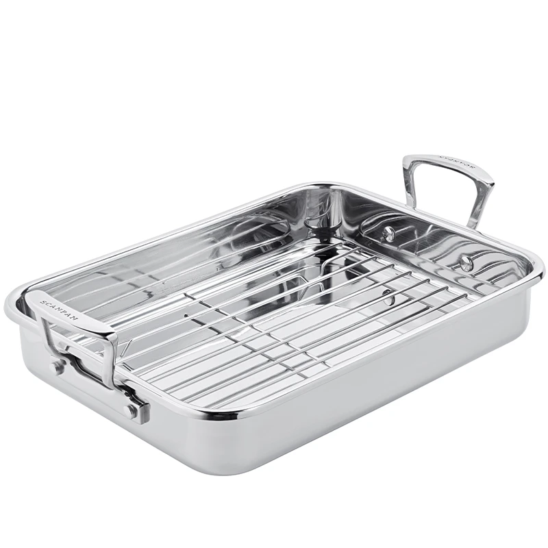 Scanpan Bradepande Med Rist 43 X 28 Cm 3 Scanpan Bradepande Med Rist 43 X 28 Cm
