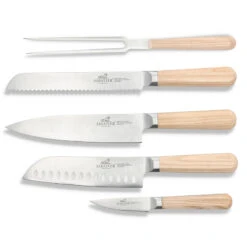 Sabatier Altya Knivsæt Stål/lys Træ