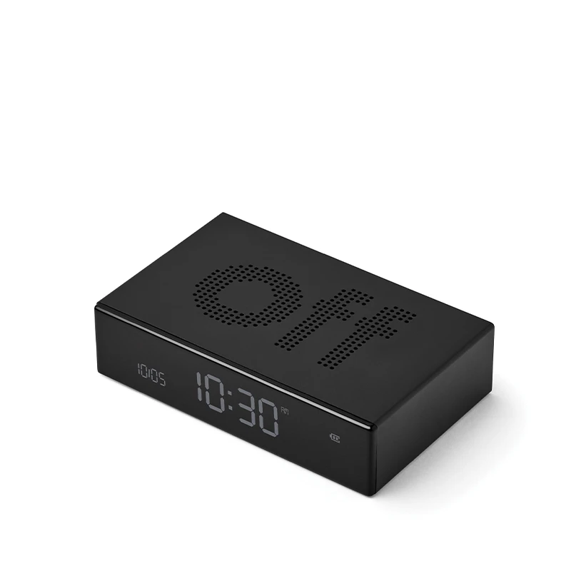 Lexon Flip Premium Vækkeur LR152 Sort 3 Lexon Flip Premium Vækkeur LR152 Sort