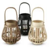 Lanterne I Bambus 17 Cm Assorteret -Nordisk Elegance 4020607808294