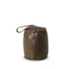 Dørstopper Med Håndtag Brun Læder 3 Kg -Nordisk Elegance 5702568070284