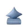 Nordisk Tekstil Folke Sengesæt Blå 140 X 200 Cm -Nordisk Elegance 5703288105355
