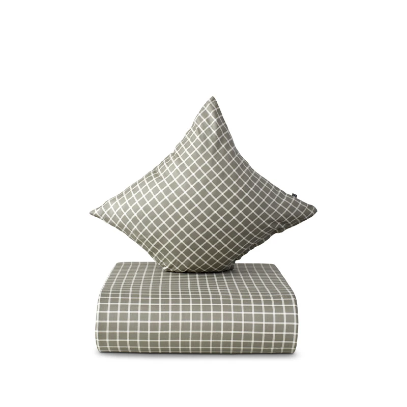 Nordisk Tekstil Folke Sengesæt Oliven 140 X 220 Cm 3 Nordisk Tekstil Folke Sengesæt Oliven 140 X 220 Cm