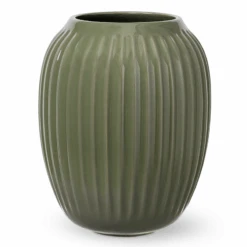 Kähler Hammershøi Vase Mørk Grøn 21 Cm