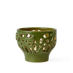 Kähler Orangery Green Garden Fyrfadsstage Ø9,5 Cm