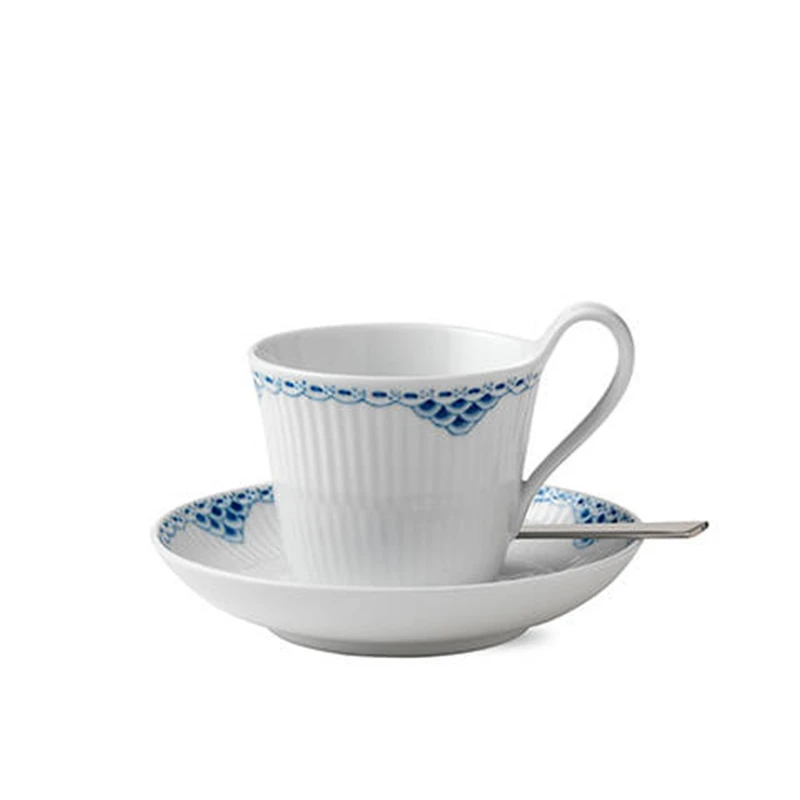 Royal Copenhagen Prinsesse Højhankskop Med Underkop 3 Royal Copenhagen Prinsesse Højhankskop Med Underkop