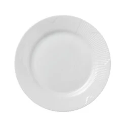 Royal Copenhagen Hvid Elements Flad Tallerken 22 Cm