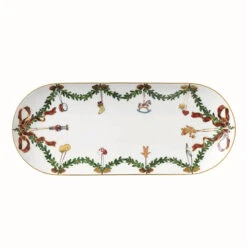 Royal Copenhagen Stjerne Riflet Jul Fad 39 Cm