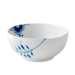 Royal Copenhagen Blå Mega Riflet Skål 180 Cl