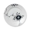 Royal Copenhagen Sort Mega Riflet Deco. Nr. 6 Tallerken 19 Cm