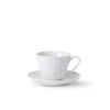 Royal Copenhagen Hvid Riflet Kop Og Underkop 24 Cl -Nordisk Elegance 5705140711230