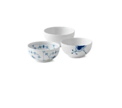 Royal Copenhagen History Mix Skålesæt 3 Stk 47 Cl