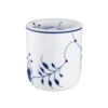 Royal Copenhagen Blå Mega Riflet Opbevaringskrukke Mellem -Nordisk Elegance 5705140714507