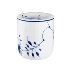 Royal Copenhagen Blå Mega Riflet Opbevaringskrukke Mellem