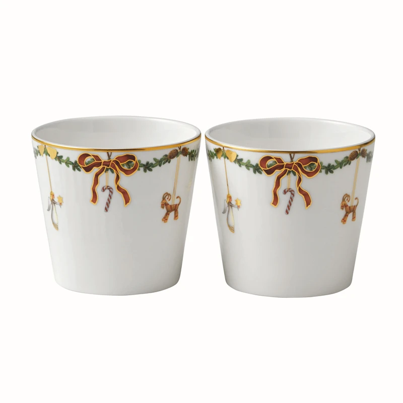 Royal Copenhagen Stjerne Riflet Jul Serveringsskål 2 Stk 3 Royal Copenhagen Stjerne Riflet Jul Serveringsskål 2 Stk