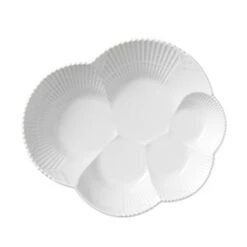 Royal Copenhagen Hvid Elements Fad 19 Cm