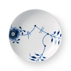 Royal Copenhagen Blå Mega Riflet Tallerken 20 Cm