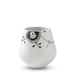 Royal Copenhagen Sort Mega Riflet Vase 12 Cm