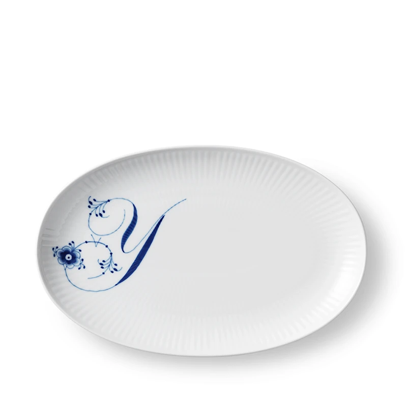 Royal Copenhagen Alfabet Tallerken Y 3 Royal Copenhagen Alfabet Tallerken Y