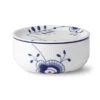 Royal Copenhagen Blå Mega Riflet Opbevaringskrukke 0,75 L -Nordisk Elegance 5705140733478