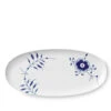 Royal Copenhagen Blå Mega Riflet Aflangt Fad 37 Cm