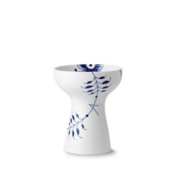 Royal Copenhagen Blå Mega Riflet Vase 19 Cm