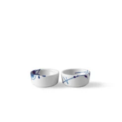 Royal Copenhagen Blå Mega Riflet Skål 2 Stk. 3 Cl