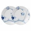 Royal Copenhagen Blå Mega Riflet Tallerken 2 Stk. 27 Cm -Nordisk Elegance 5705140736394