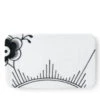 Royal Copenhagen Sort Mega Riflet Serveringsbræt 15,5 Cm -Nordisk Elegance 5705140741442