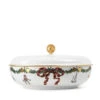 Royal Copenhagen Stjerne Riflet Jul Skål Med Låg 21 Cm -Nordisk Elegance 5705140741497