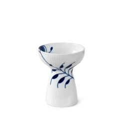 Royal Copenhagen Blå Mega Riflet Vase 11 Cm