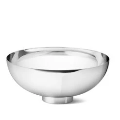 Georg Jensen ILSE Skål Stor Blankt Stål 24 Cm