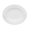 Eva Trio Legio Nova Oval Dyb Tallerken 25 Cm Hvid -Nordisk Elegance 5706631162487