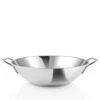 Eva Trio Wok Rustfrit Stål Uden Belægning Ø32 Cm -Nordisk Elegance 5706631167017