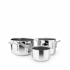 Eva Trio Grydesæt Rustfrit Stål Keramisk Belægning 3 Dele -Nordisk Elegance 5706631222853