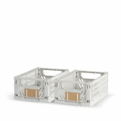 DAY Stabelbar Foldekasse Lysegrå 2 Stk. 17 X 12.5 X 7 Cm