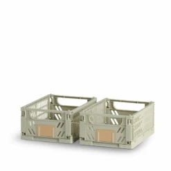 DAY Stabelbar Foldekasse Grøn 2 Stk. 17 X 12.5 X 7 Cm