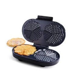 Dobbelt Vaffeljern Med Non-Stick Belægning
