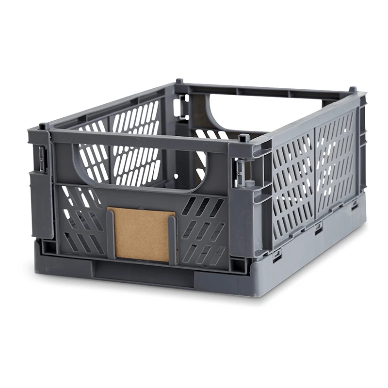 DAY Stabelbar Foldekasse Mørkegrå 33 X 24,5 X 15 Cm 3 DAY Stabelbar Foldekasse Mørkegrå 33 X 24,5 X 15 Cm