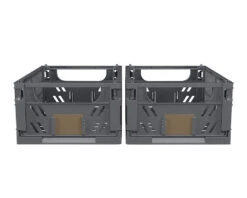 DAY Stabelbar Foldekasse Gråsort 2 Stk. 17 X 12,5 X 7 Cm