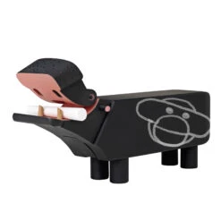 Kay Bojesen Flodhest Sortmalet