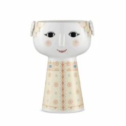 Bjørn Wiinblad Eva Vase Soft Yellow 15 Cm