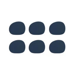 RAW Recycled Coaster Dark Blue 6 Stk.