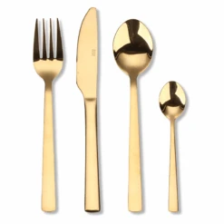 RAW Bestik 16 Dele Guld