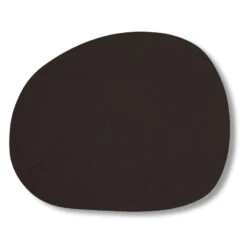 RAW Dækkeserviet Recycled Læder Brun