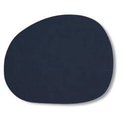 RAW Dækkeserviet Recycled Læder Mørkeblå