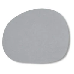 RAW Dækkeserviet Recycled Læder Lysegrå