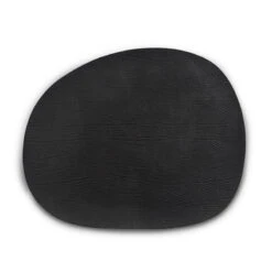 RAW Dækkeserviet Recycled Læder Sort