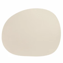 RAW Dækkeserviet Recycled Læder Warm Nude