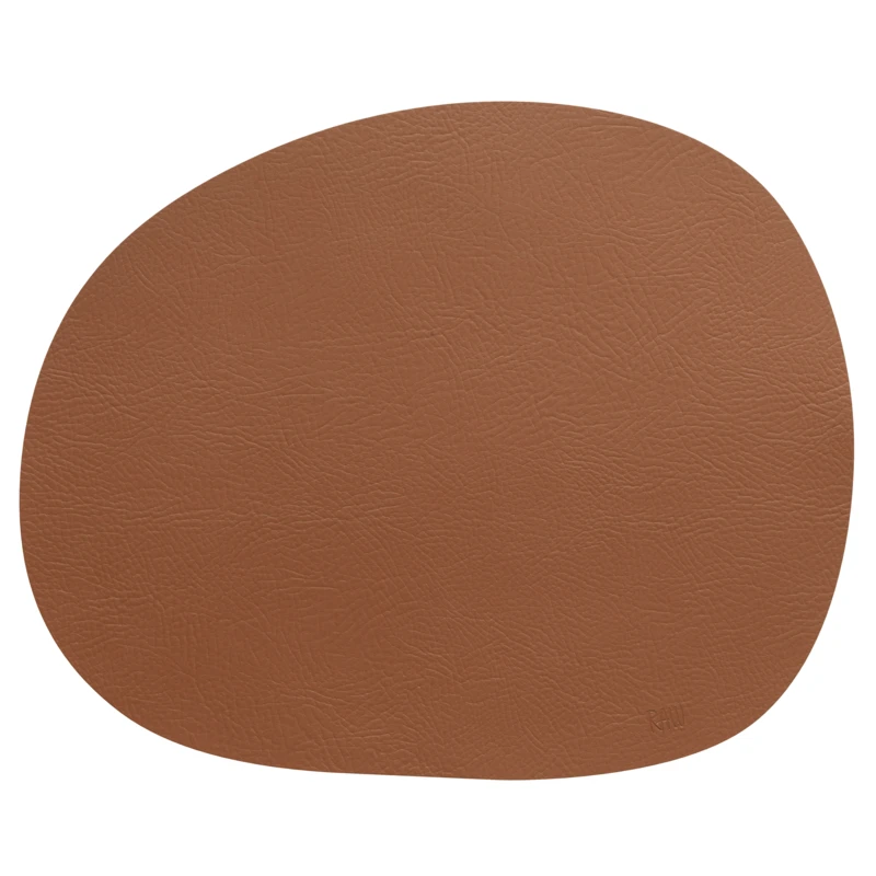 RAW Dækkeserviet Recycled Læder Cinamon Brown 3 RAW Dækkeserviet Recycled Læder Cinamon Brown